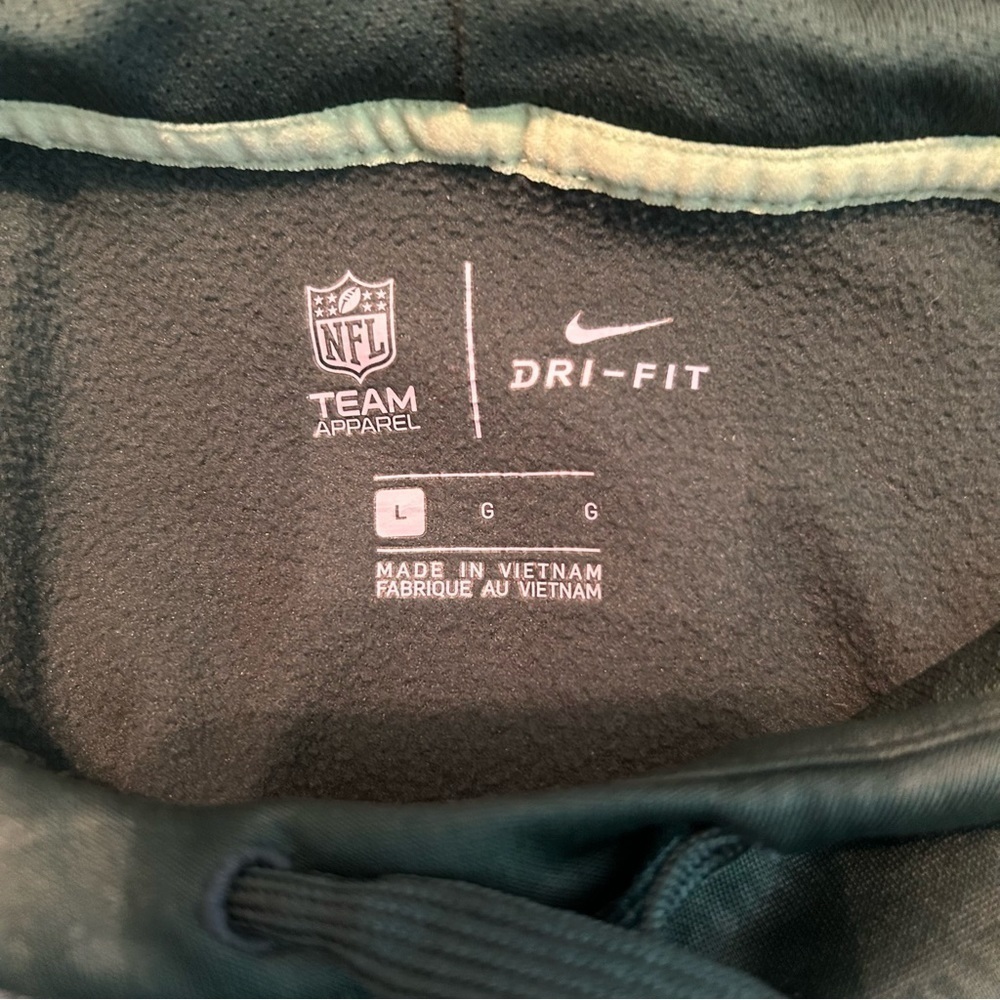 Nike Therma NY Jets NFL  Dri-Fit Green Hoodie Sweatshirt Sz. L - Picture 11 of 16